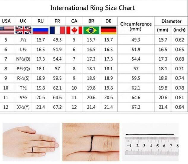Elegant Female Zircon Stone Ring Finger Rings