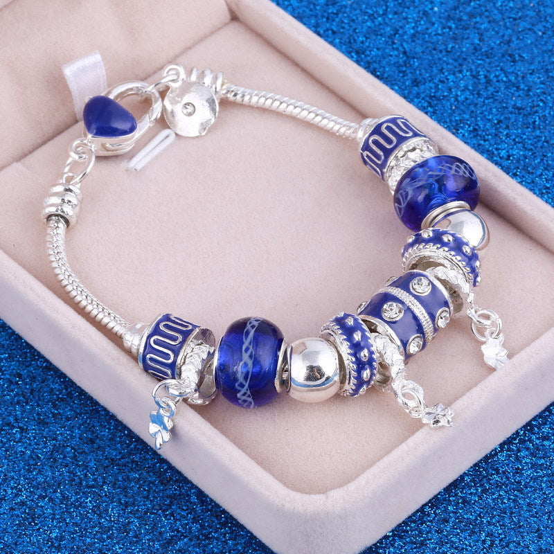 Alloy Four-leaf Pendant Bracelet