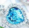 Heart-shaped Crystal Diamond Bracelet
