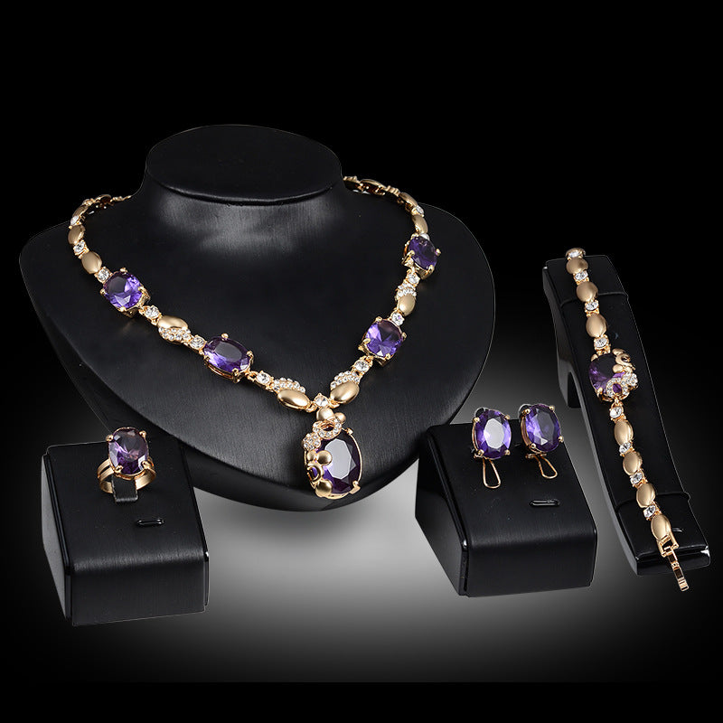 bride jewelry four sets