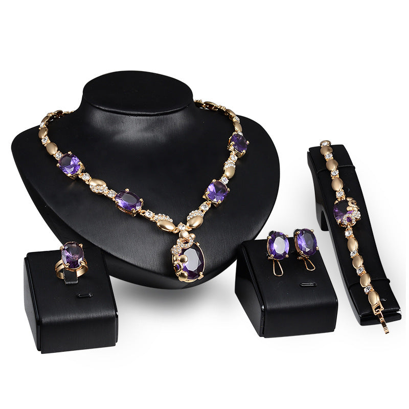 bride jewelry four sets