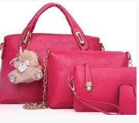 four piece  bag shoulder diagonal handbag