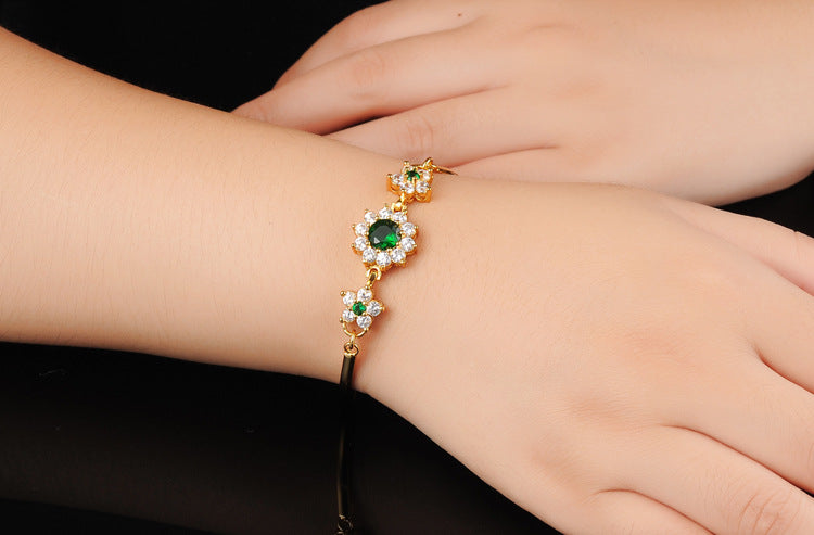 Shiny Zircon Bracelet