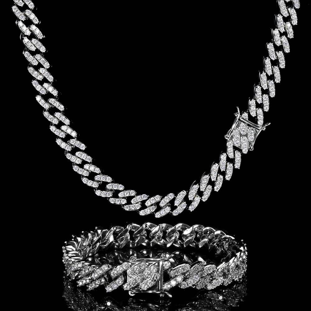 Single Row Zircon Chain for Men And Women