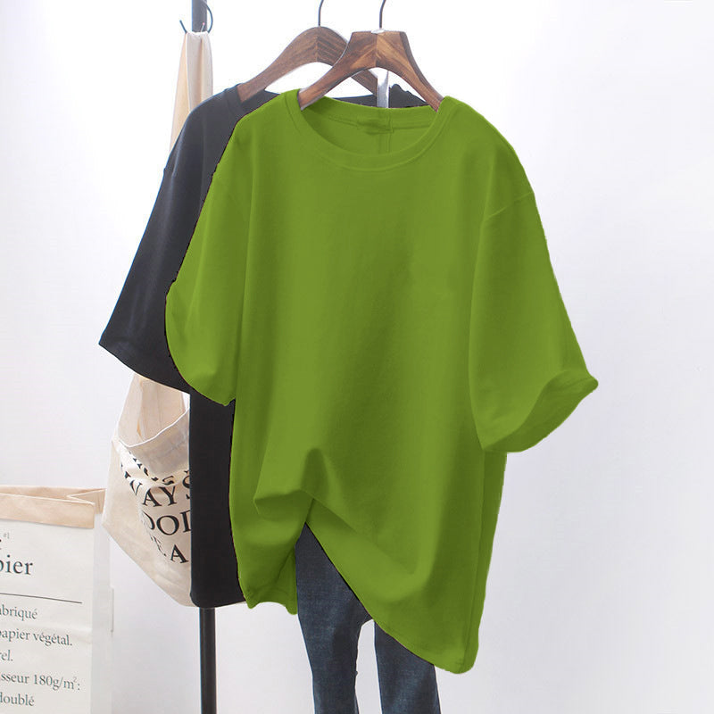 Design Sense Niche Clothes Chic White Loose Short-sleeved T-shirt