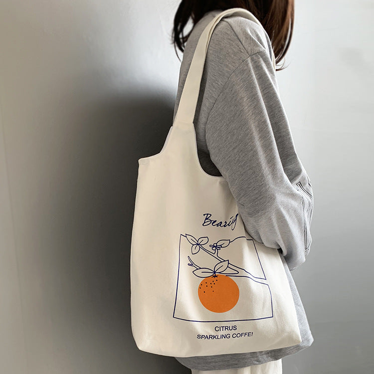 Shoulder Bag Fruit Orange Literature And Art