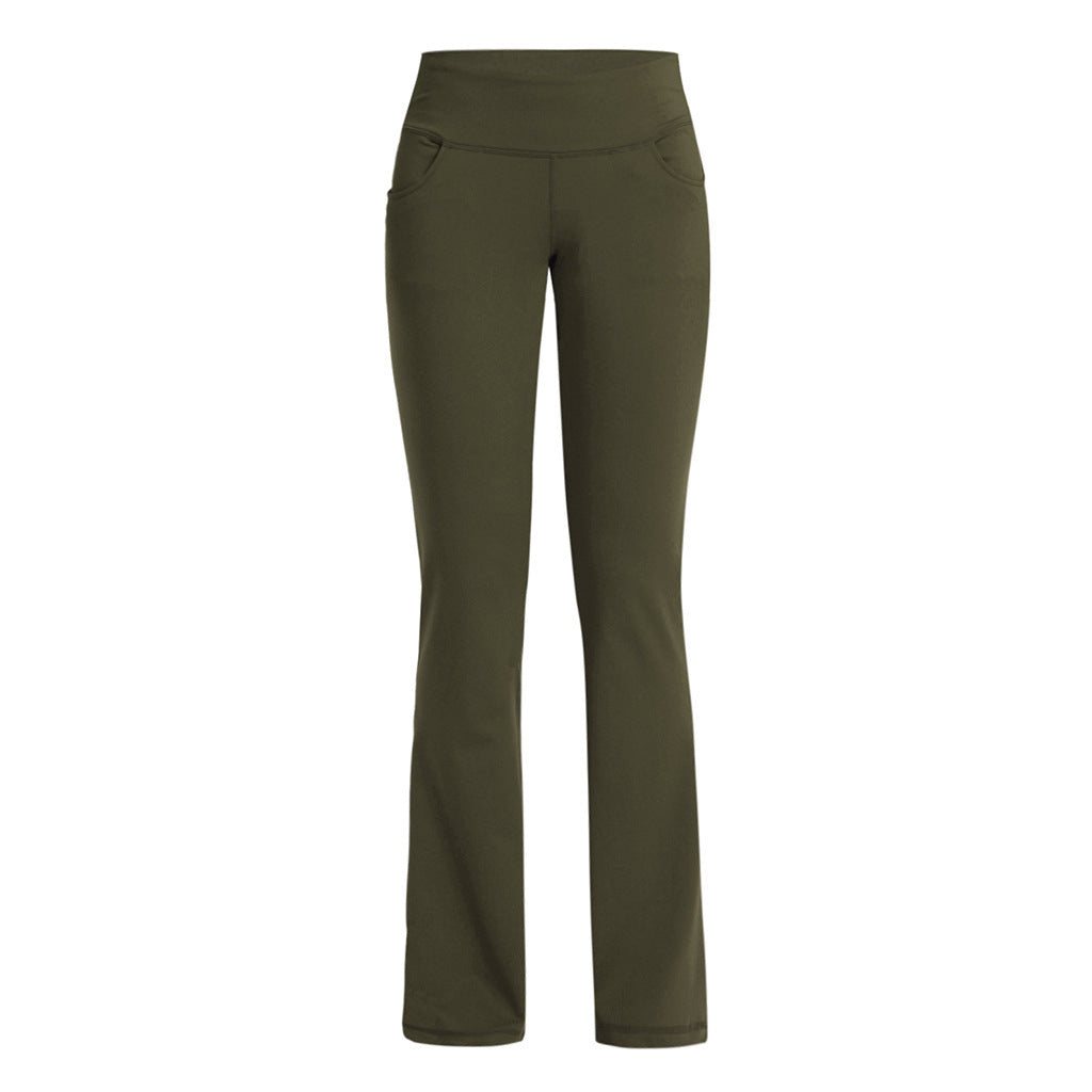 Slim Wide Leg High Waist Casual Yoga Pants