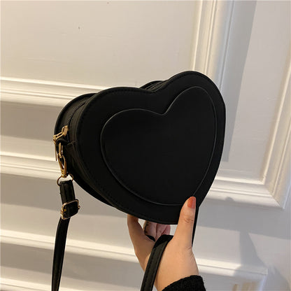 Leisure Fashion Heart Bag Crossbody Shoulder Bag