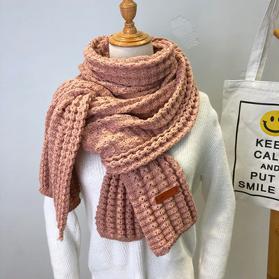 Simple Thick Warm Woolen Scarf