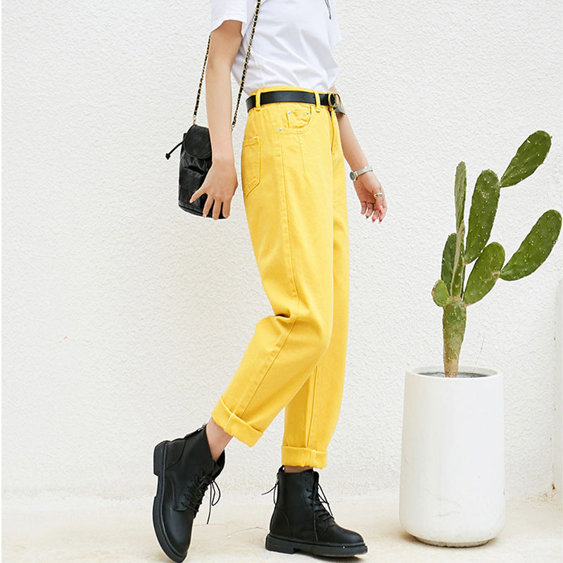 Casual Loose And Thin Elastic Pencil Trousers