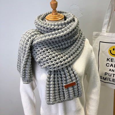 Simple Thick Warm Woolen Scarf