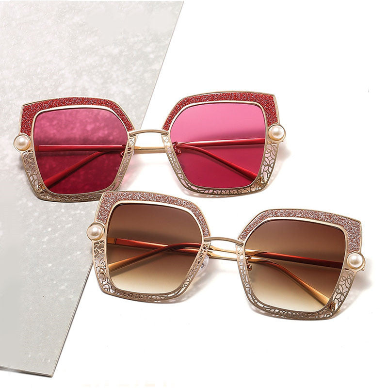 Metal Personality Rimless Sunglasses