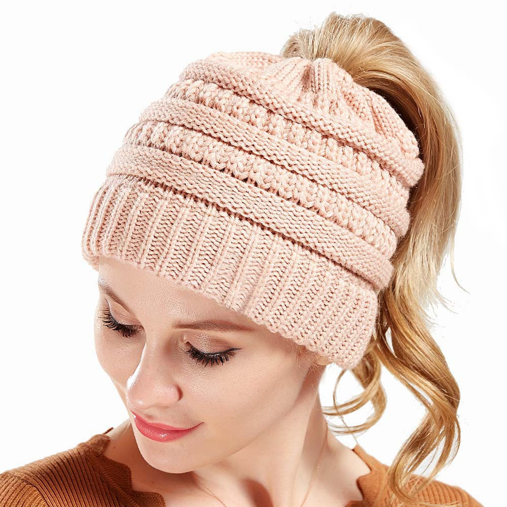 Solid Color Wool Knitted Hat