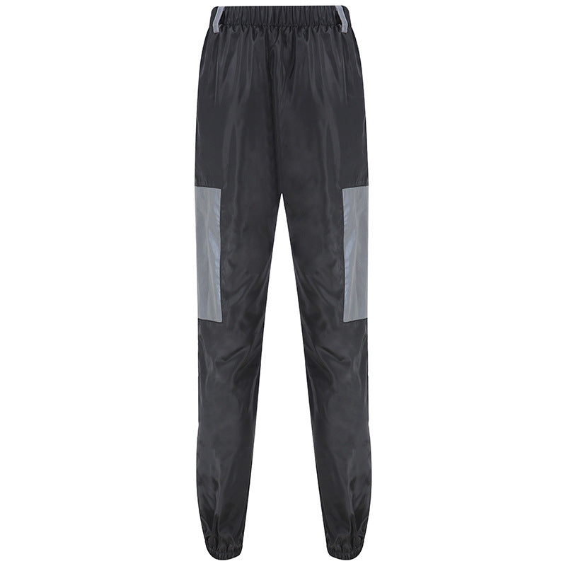 Contrast reflective trousers