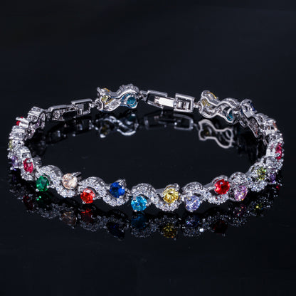 Exquisite diamond bracelet