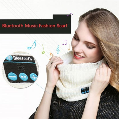 Knit Pullover Wireless Bluetooth Scarf