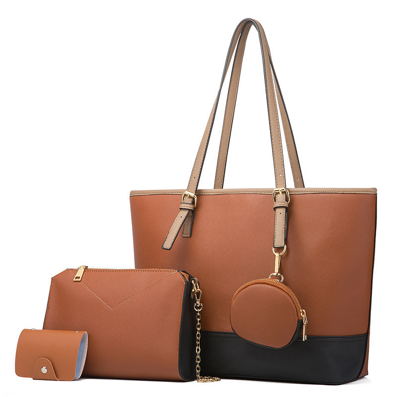 One-shoulder Handbag Set Of 4 Pieces