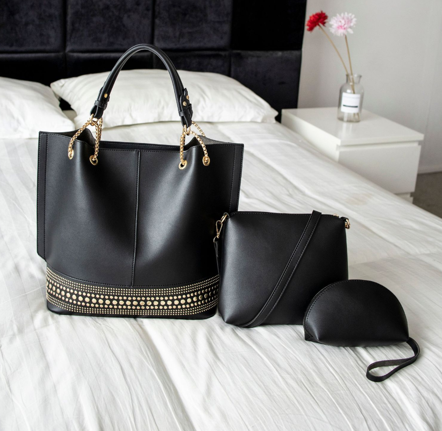 Three-piece shoulder bag