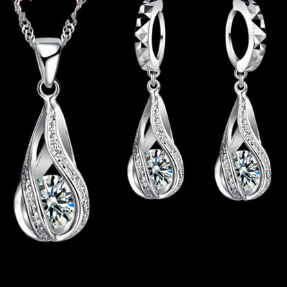 Crystal earring Necklace set