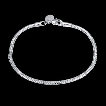 3mm snake bone Bracelet