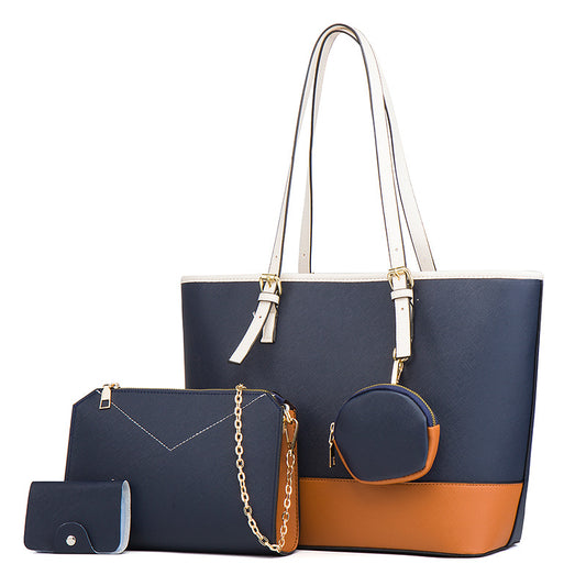 One-shoulder Handbag Set Of 4 Pieces