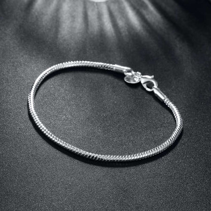 3mm snake bone Bracelet