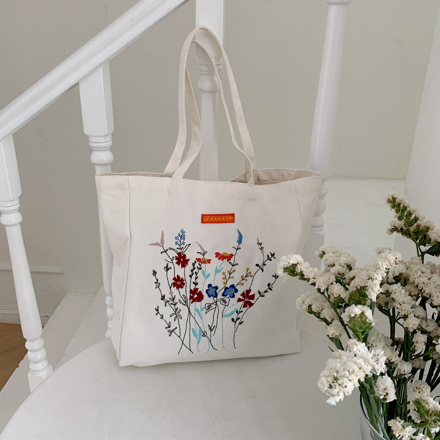 Flower Canvas Bag