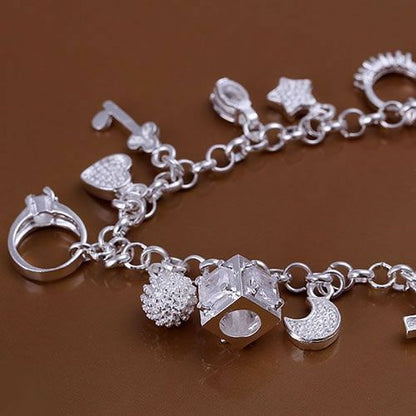 925 Silver Fashion Hanging Bracelets