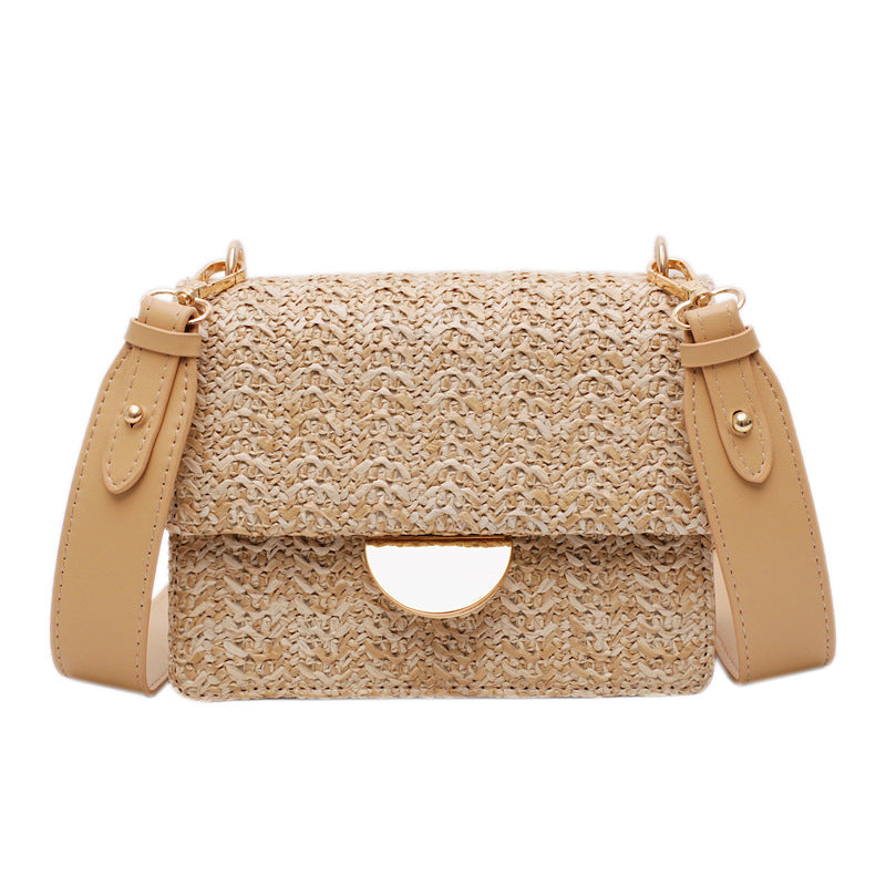 Woven small square bag