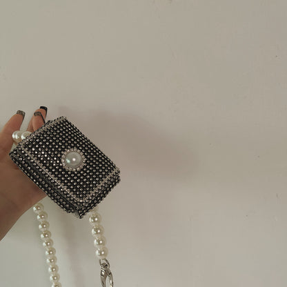 Fashion Belt Rhinestone Mini Crossbody Bag