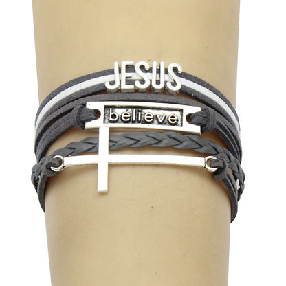 Jesus cross bracelet