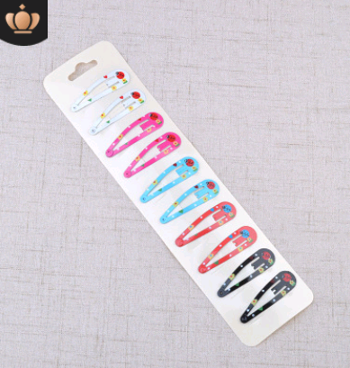 Children's solid color thick BB clip