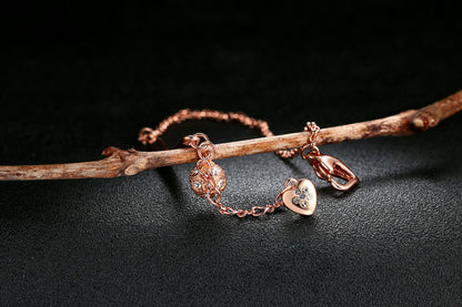 Rose Gold Zircon Bracelet