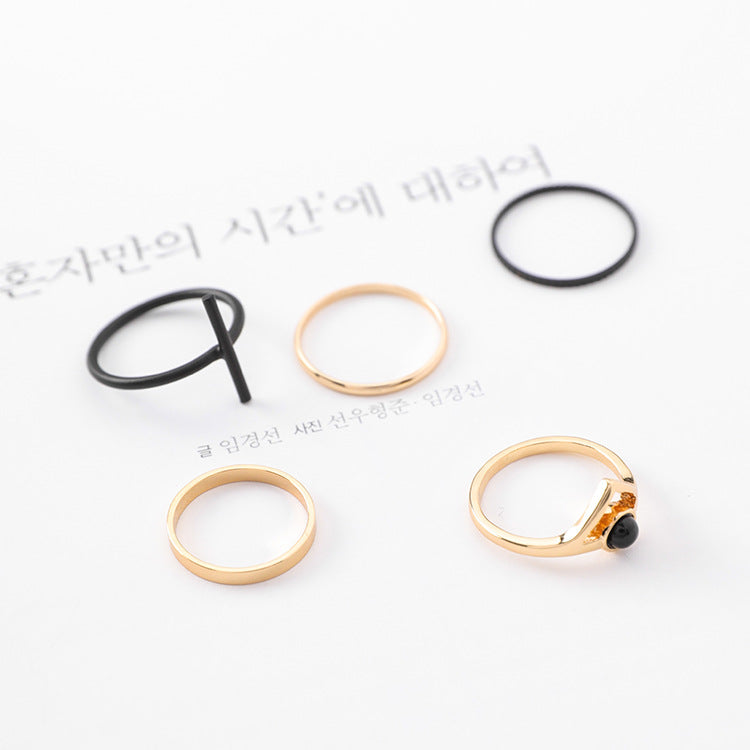 Cross ring set tail ring