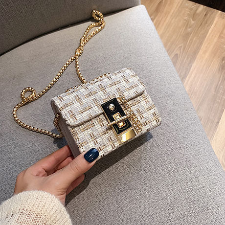 chain casual small square bag