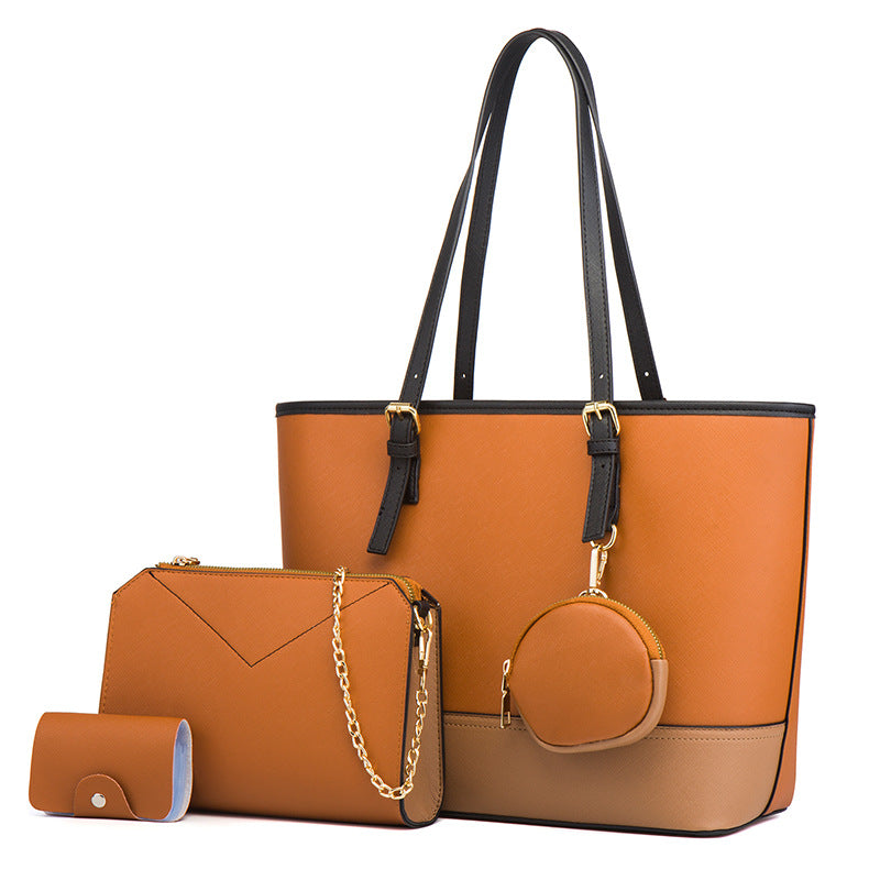 One-shoulder Handbag Set Of 4 Pieces