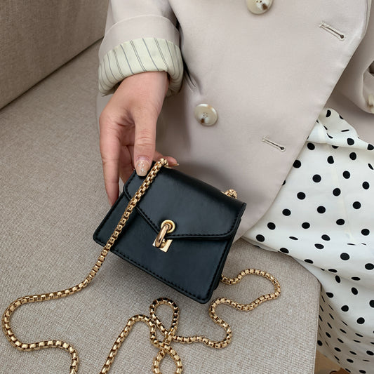 thick chain shoulder bag