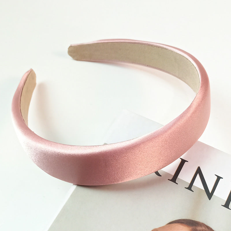 Retro Satin Sponge Headband