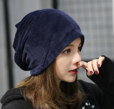 Autumn and winter new plush head cap