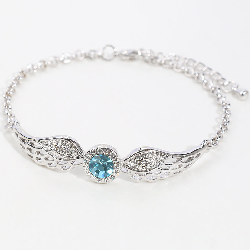 Crystal Angel Wings Bracelet