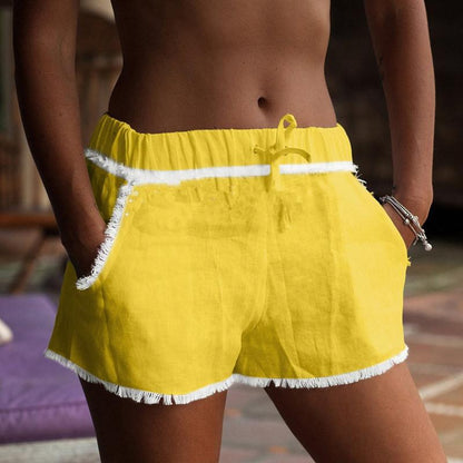 Summer hot style fringed shorts