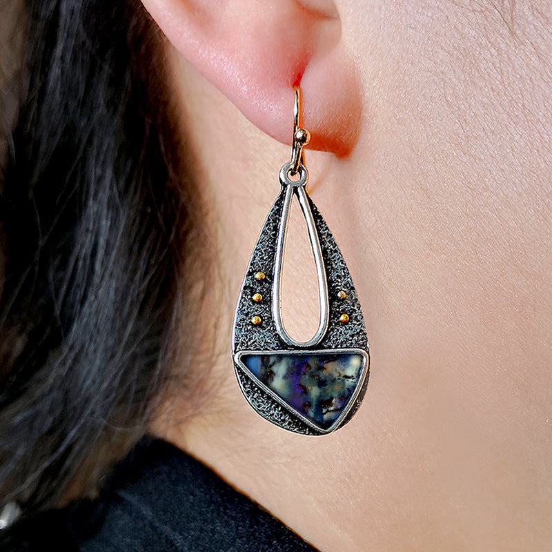 Vintage Elegant Resin Dangle Earrings