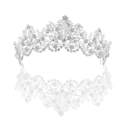 Baroque Exquisite Crown Bridal Light Gold Crown