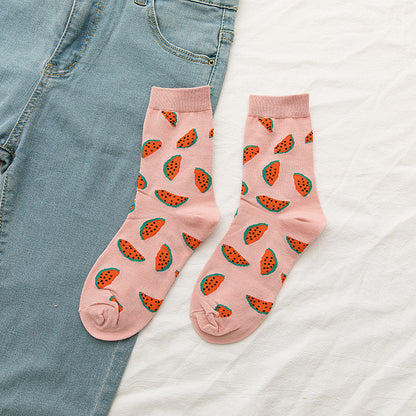 Cute Fruit Cotton Socks