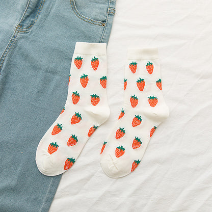 Cute Fruit Cotton Socks