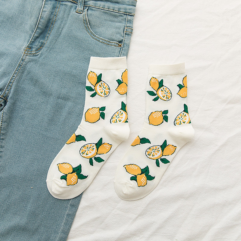 Cute Fruit Cotton Socks