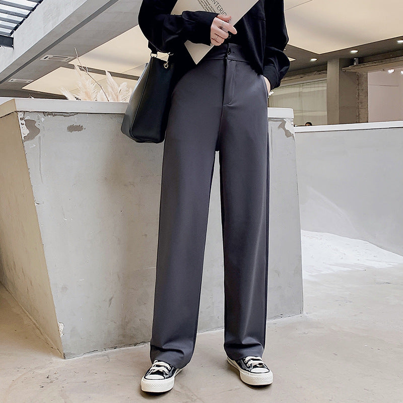 All-Match Drape Suit Casual Pants