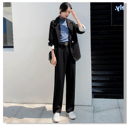 All-Match Drape Suit Casual Pants