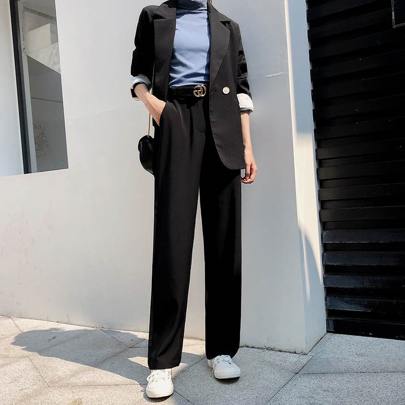 All-Match Drape Suit Casual Pants