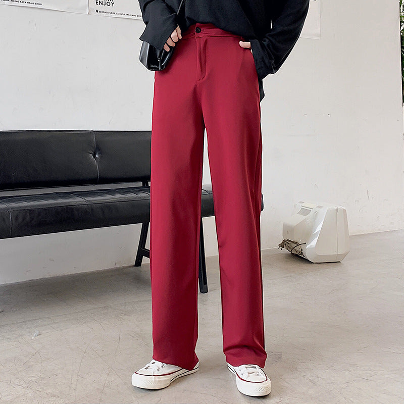 All-Match Drape Suit Casual Pants